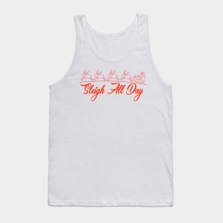 Sleigh with Santa Tank Top